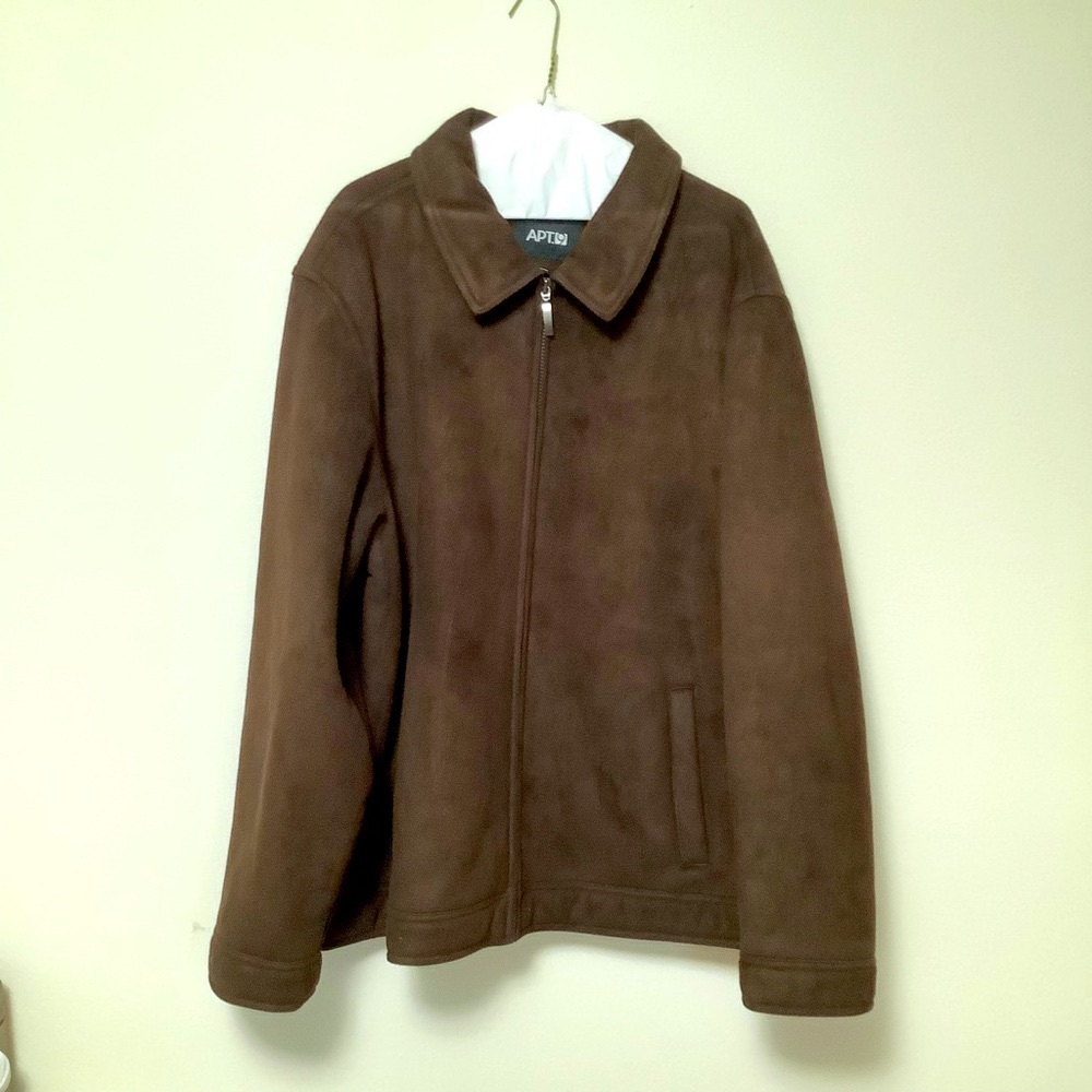 Apt 9 Faux Suede/Faux Fur Coat
